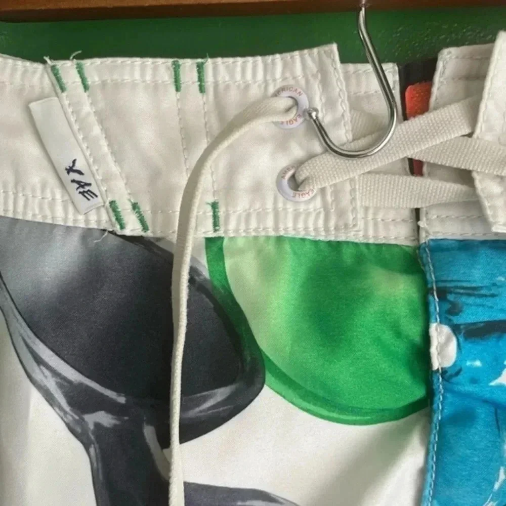 American Eagle Board Shorts Swim Trunks Sunglasses‎ Size S Small
